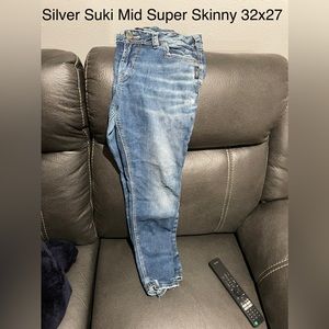 Women’s Silver Brand Skinny Jeans